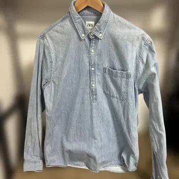 ZARA 풀오버 데님 셔츠 ZARA