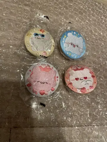 러비즈 2 자수 캔 배지