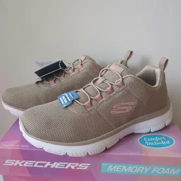 SKECHERS 스니커즈 여성용, 베이지 24cm, 미사용 새상품