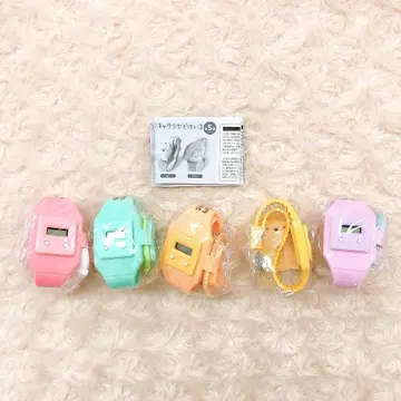 [하자품] 스밋코구라시 활짝 열리는! 캐릭터 손목시계 3 전체 5종