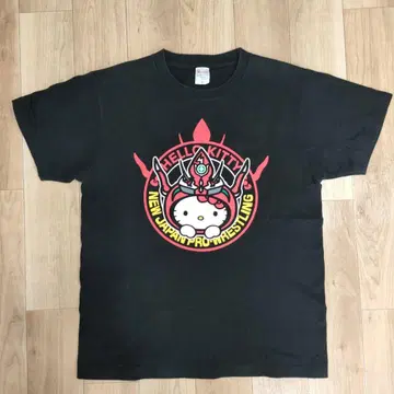 수신 썬더 라이거 HELLO KITTY 티셔츠 M