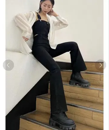 EMODA 데님 플레어 살로페트