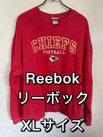 캔자스시티 치프스 KC 리복 스웨터 XL 오버사이즈