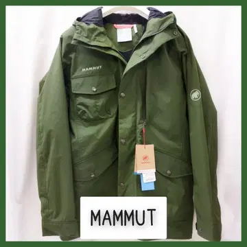 MAMMUT 마무트 마운틴 후드티 카키 L 사이즈 남성용