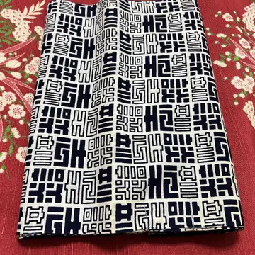 타치카와 단시 씨 이름 유카타 면직물 원단