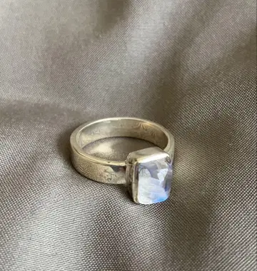 문스톤 반지 silver925 사이즈 13호