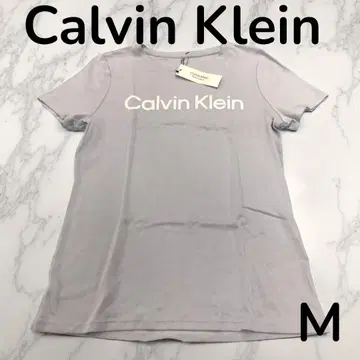 Calvin Klein 반팔 티셔츠 라이트 블루 심플 M 여성용