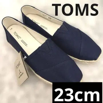 TOMS 23cm 네이비 로프 슬리퍼 알파르가다 신품 토마스