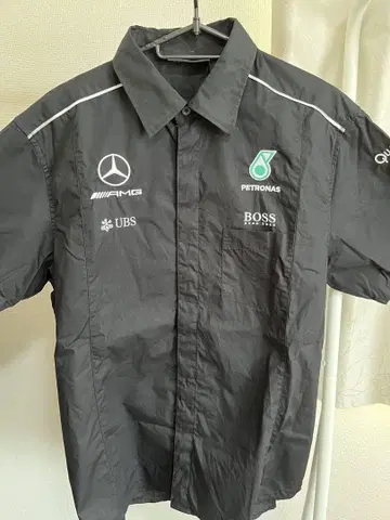 메르세데스 AMG 페트로나스 F1 팀 셔츠 블랙 L 사이즈