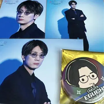 키라무네 리라이  에구치 타쿠야  캔 배지  브로마이드