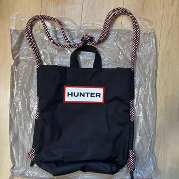 HUNTER 블랙 백팩