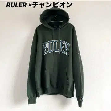 새상품급 RULER 룰러 x 챔피온 풀오버 맨투맨 L