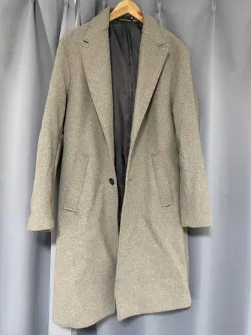 ZARA 체스터 코트 베이지
