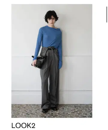 IIROT Sheer asymmetry Tops 이로트 시어 탑