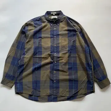 USED 90S Van Heusen 417 CHECK L/S SHIRTS