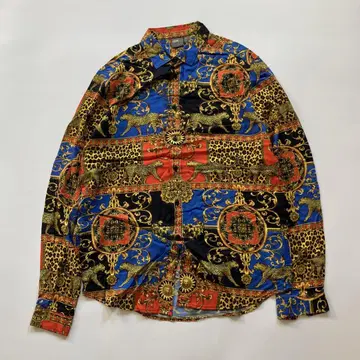 사용된 ASOS 레오파드 장갑 소매 셔츠