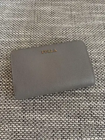 FURLA 그레이 두겹 지갑