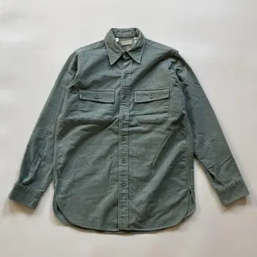 사용된 1980년대 L.L.Bean 장소매 셔츠