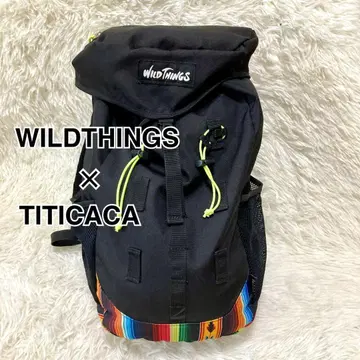 신품 WILDTHING TITICACA 콜라보레이션 백팩 20L 블랙