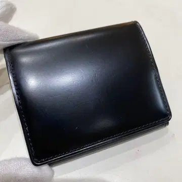 쉘 코르도반 코인 케이스 블랙