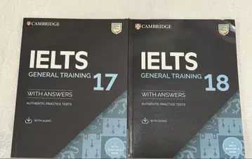 [미사용 새상품] IELTS General Training 17&18