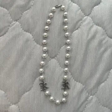 Rosen Kreuz R K 펄 pendant 펄 목걸이