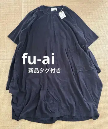 [새상품] fu-ai 롱 원피스 드럭 스토어즈 넉넉한 빅