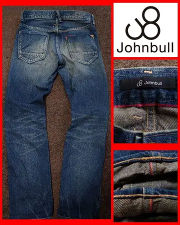 존불 (Johnbull) 빈티지 가공 셀비치 데님