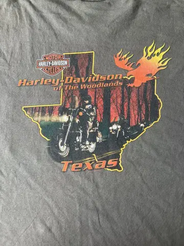 Harley-Davidson 빈티지 티셔츠 00s 싱글 스티치