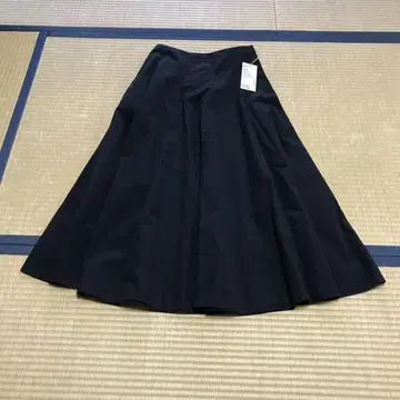 MUJI 플레어 스커트 L 사이즈 블랙