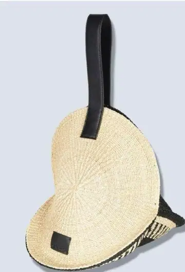 미사용 새상품 ommo CIRCLE STRAW BAG MIX