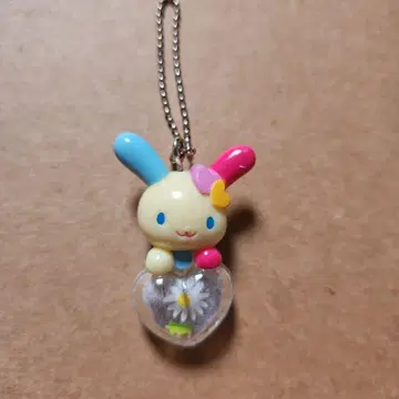 우사하나 볼 체인 키링 마스코트 스트랩 꽃 헤이세이 레트로