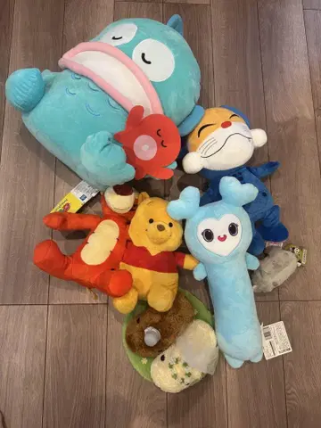 푸우, 티거, 냥츄, 카피바라, 한교동 인형 세트