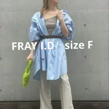 [ FRAY I.D ] 카를로 바세티 콜라보 빅 셔츠 원피스