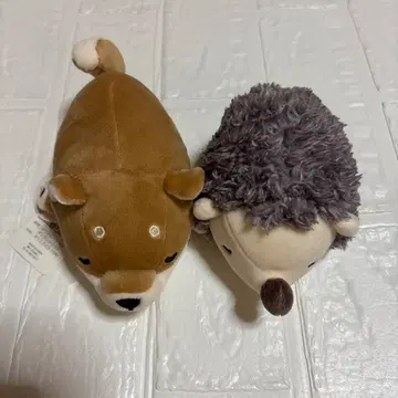 마시멜로 동물 마스코트 고슴도치 시바견 태그 포함 세트 판매