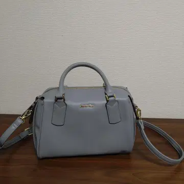 Juelna Rose 인조 가죽 스카이블루 숄더백