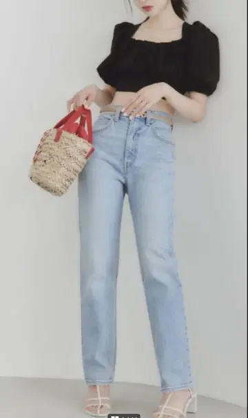 Levi's SNIDEL 하이 슬림 스트레이트 (길이 27)