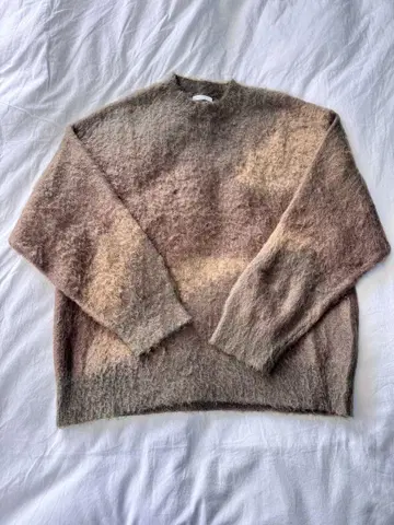 WYM MOHAIR BLEND JACQUARD SHAGGY KNIT