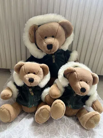 해롯 2001년 봉제 인형 3점 세트 당시 물품