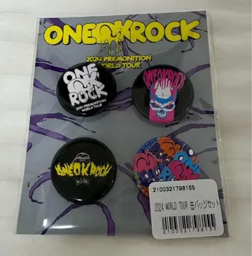 ONE OK ROCK 2024 world tour 뱃지 세트 B 새상품