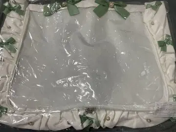 자카마트 A3 프릴 디자인 이타백 흐린 민트