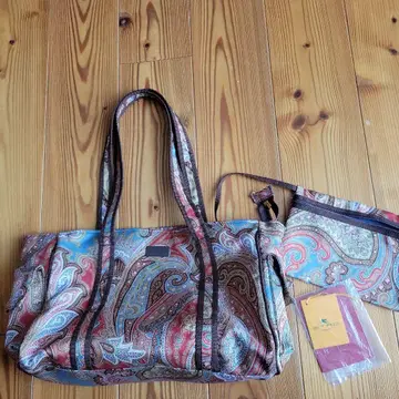 ETRO 페리 패턴 토트백 포치 포함