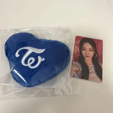 트와이스 츠위 리버시블 찰름 & 트레이딩 카드 2점 세트