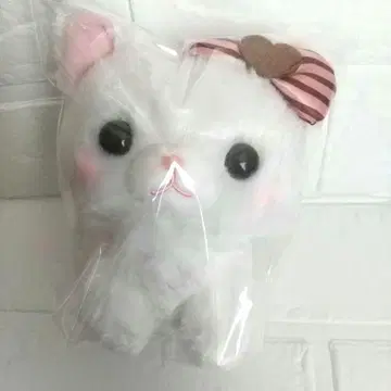 부드러운 고양이 미유짱 화이트 인형