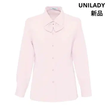 신품 유니레디 야기 YAGI 리본 핑크 블라우스