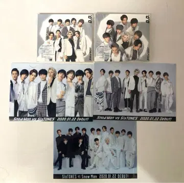 Snow Man vs SixTONES [ D.D. ] 2 형태 특전 포함