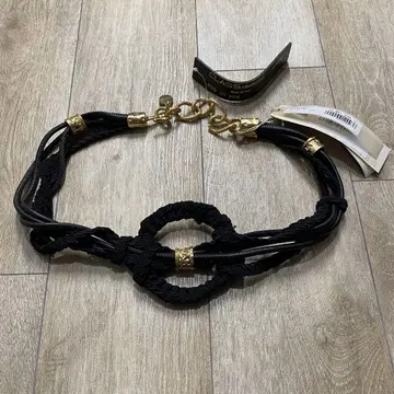 새상품 CLASS roberto cavalli 체인 벨트 골드 U 1