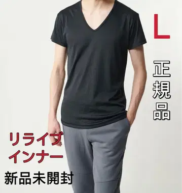 새상품 남성용 L 사이즈 리라이브 셔츠 이너 반팔 리커버리 의류