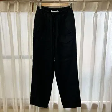 TICCA 블랙 리 카고 팬츠 F