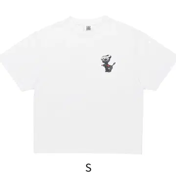 키스마이 쿠니오 T셔츠 화이트 S 사이즈